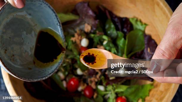 caprese salad with tuna,nuts and cheese - especias stock pictures, royalty-free photos & images