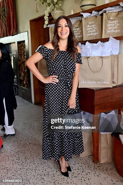 Angelique Cabral attends the book launch celebration for Tieghan Gerard of "Half Baked Harvest" hosted by Staub at Elephante on April 29, 2022 in...