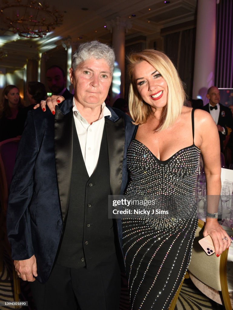Claire Sweeney and Linda Riley at the DIVA Awards 2022 at The Waldorf