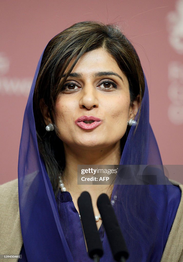 Pakistan Rabbani Pakistan's Foreign Minister Hina Rabbani Khar addresses a press... News ...