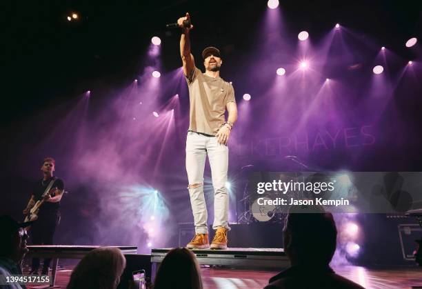 Walker Hayes performs at the Ryman Auditorium on April 29, 2022 in Nashville, Tennessee.