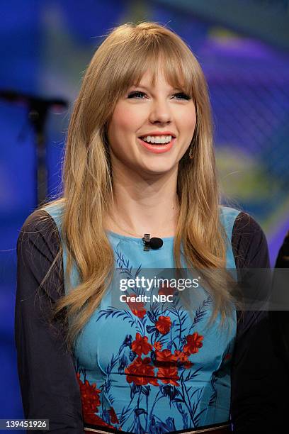 Episode 4202 -- Pictured: Singer Taylor Swift on February 20, 2012 --