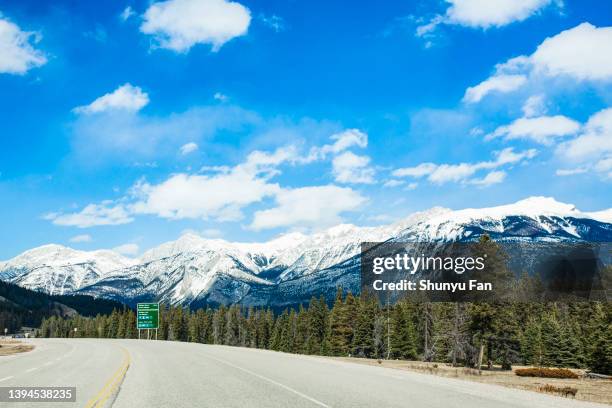 spring at jasper national park, alberta, canada - continental divide stock pictures, royalty-free photos & images