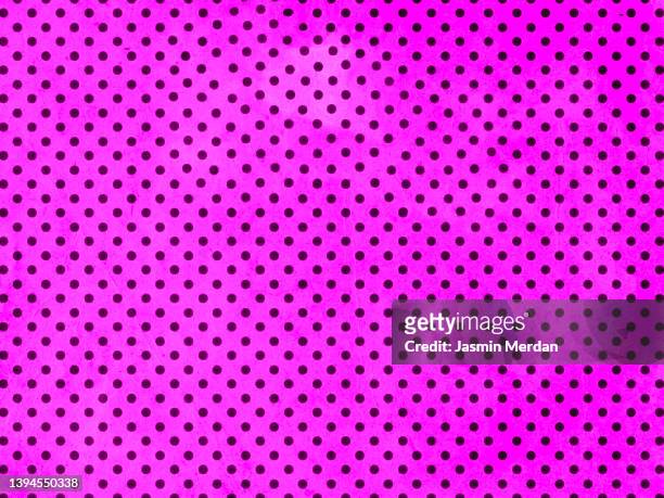 pink retro dots background - ポップアート ストックフォトと画像