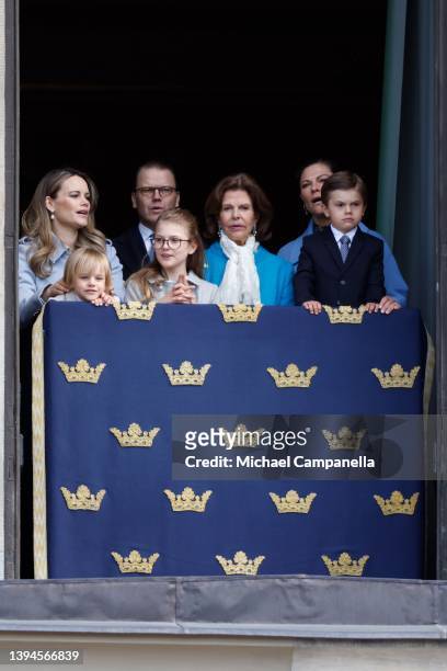 Queen Silvia of Sweden, Princess Sofia of Sweden, Prince Gabriel of Sweden, Crown Princess Victoria of Sweden, Princess Estelle of Sweden, Prince...