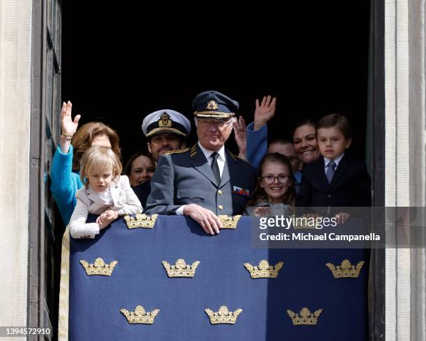 King Carl XVI Gustaf of Sweden , Prince Carl Philip of Sweden, Queen Silvia of Sweden, Princess Sofia of Sweden, Prince Gabriel of Sweden, Crown...