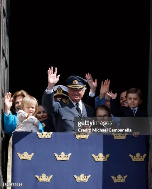 King Carl XVI Gustaf of Sweden , Prince Carl Philip of Sweden, Queen Silvia of Sweden, Princess Sofia of Sweden, Prince Gabriel of Sweden, Crown...