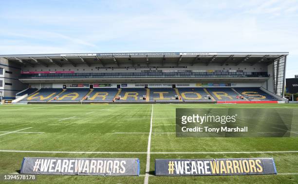 View of Sixways Stadium, home of Worcester Warriors ahead of the Gallagher Premiership Rugby match between Worcester Warriors and Saracens at Sixways...