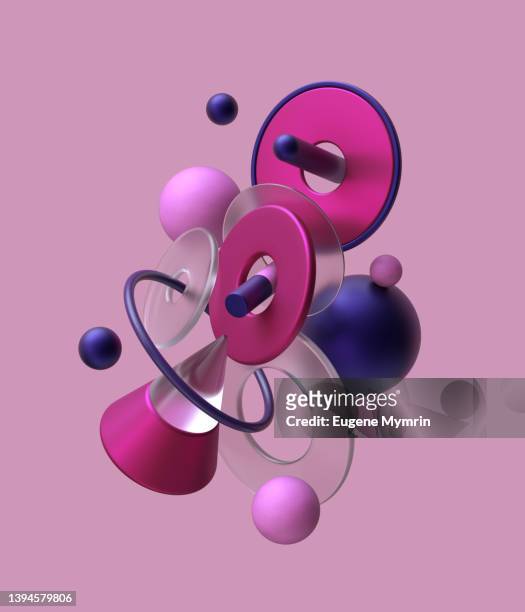 3d abstract composition - composition stock pictures, royalty-free photos & images
