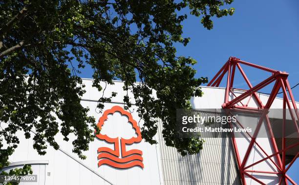 General view of the City ground ahead of the Sky Bet Championship match between Nottingham Forest and Swansea City at City Ground on April 30, 2022...