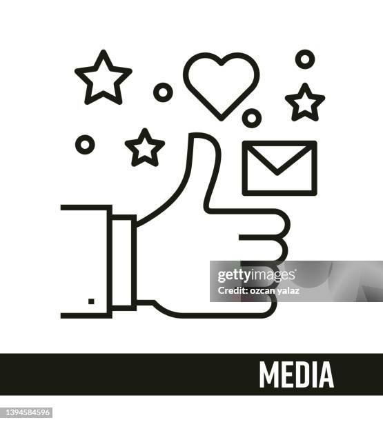 communication line icon concept. media line icon design. - taxes computer screen stock illustrations