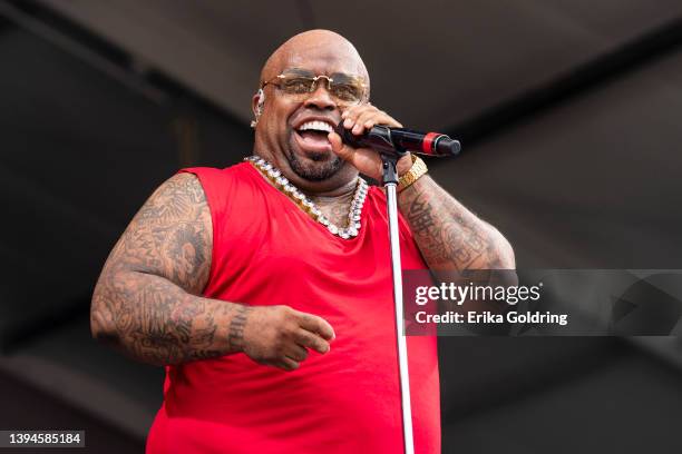 Cee-lo Green performs at 2022 New Orleans Jazz & Heritage Festival at Fair Grounds Race Course on April 29, 2022 in New Orleans, Louisiana.