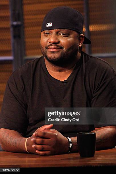 Comedian Aries Spears visits fuse Studios on February 21, 2012 in New York City.