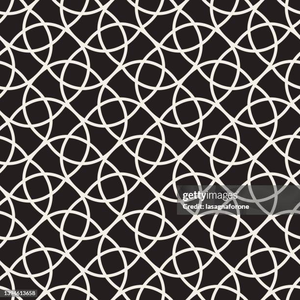 seamless geometric vector pattern - celtic knot stock illustrations