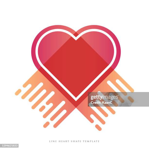 halftone lines heart shape concept vector illustration. love concept rounded lines halftone vector illustration - nyc pride stock illustrations