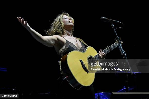 Sarah McLachlan performs during Beale Street Music Festival at Liberty Park on April 29, 2022 in Memphis, Tennessee.
