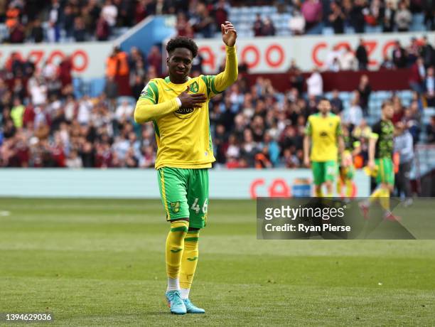 Jonathan Rowe of Norwich City looks dejected following their side's defeat and relegation to the Championship during the Premier League match between...