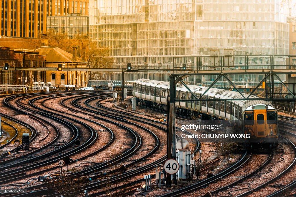 Battersea power station rail train