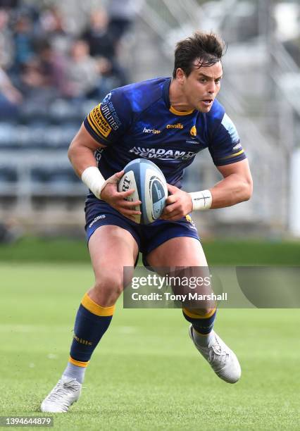 Francois Venter of Worcester Warriors during the Gallagher Premiership Rugby match between Worcester Warriors and Saracens at Sixways Stadium on...