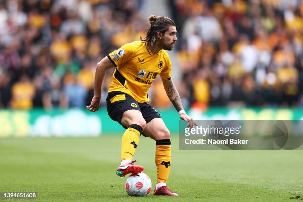 Ruben Neves of Wolverhampton Wanderers in action during the Premier League match between Wolverhampton Wanderers and Brighton & Hove Albion at...