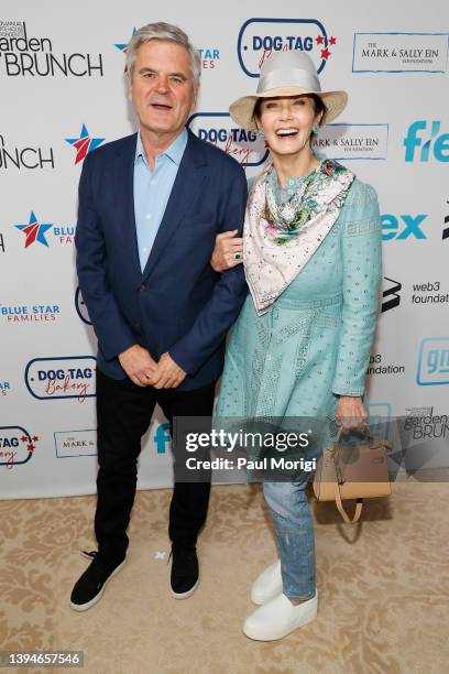 Steve Case and Lynda Carter attend the 27th Annual White House Correspondents' Weekend Garden Brunch on April 30, 2022 in Washington, DC.