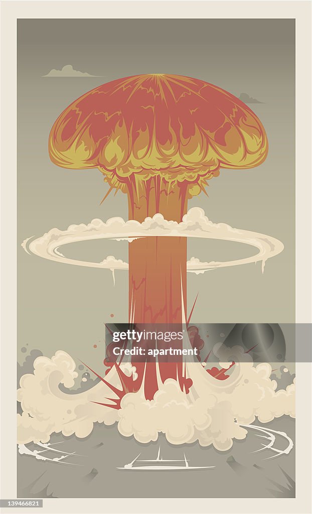 Atomic Boom Vector Atomic Bomb High-Res Vector Graphic - Getty Images