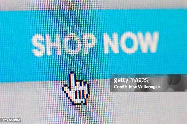 shop now, internet sign - computer cursor stock pictures, royalty-free photos & images
