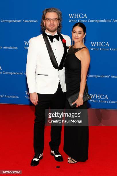 Chasez and Jennifer Huyoung attend the 2022 White House Correspondents' Association Dinner at Washington Hilton on April 30, 2022 in Washington, DC.