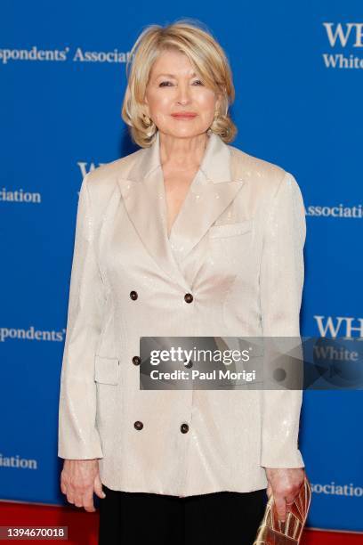 Martha Stewart attends the 2022 White House Correspondents' Association Dinner at Washington Hilton on April 30, 2022 in Washington, DC.