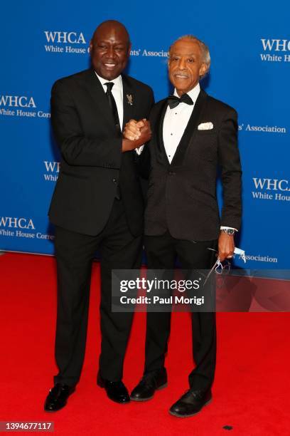 Benjamin Crump and Al Sharpton attend the 2022 White House Correspondents' Association Dinner at Washington Hilton on April 30, 2022 in Washington,...