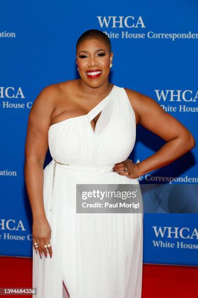 Symone Sanders attends the 2022 White House Correspondents' Association Dinner at Washington Hilton on April 30, 2022 in Washington, DC.