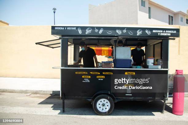 food truck, taqueria - food stall stock pictures, royalty-free photos & images
