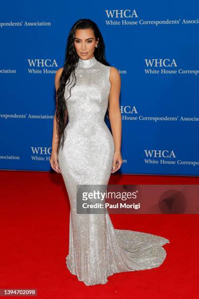 Kim Kardashian attends the 2022 White House Correspondents' Association Dinner at Washington Hilton on April 30, 2022 in Washington, DC.