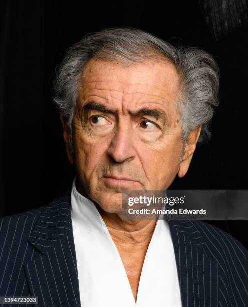 Public intellectual Bernard-Henri Lévy attends the Los Angeles Jewish Film Festival and Cohen Media's screening of the documentary "The Will To See"...