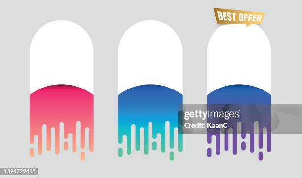 price tag blank icons template vector design on grey background. pricing packages comparison vector stock illustration - bespoke package stock illustrations