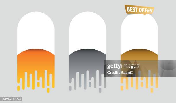 price tag blank icons template vector design on grey background. pricing packages comparison vector stock illustration - bespoke packaging stock illustrations