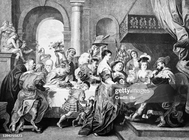herod's banquet - herod the great stock illustrations