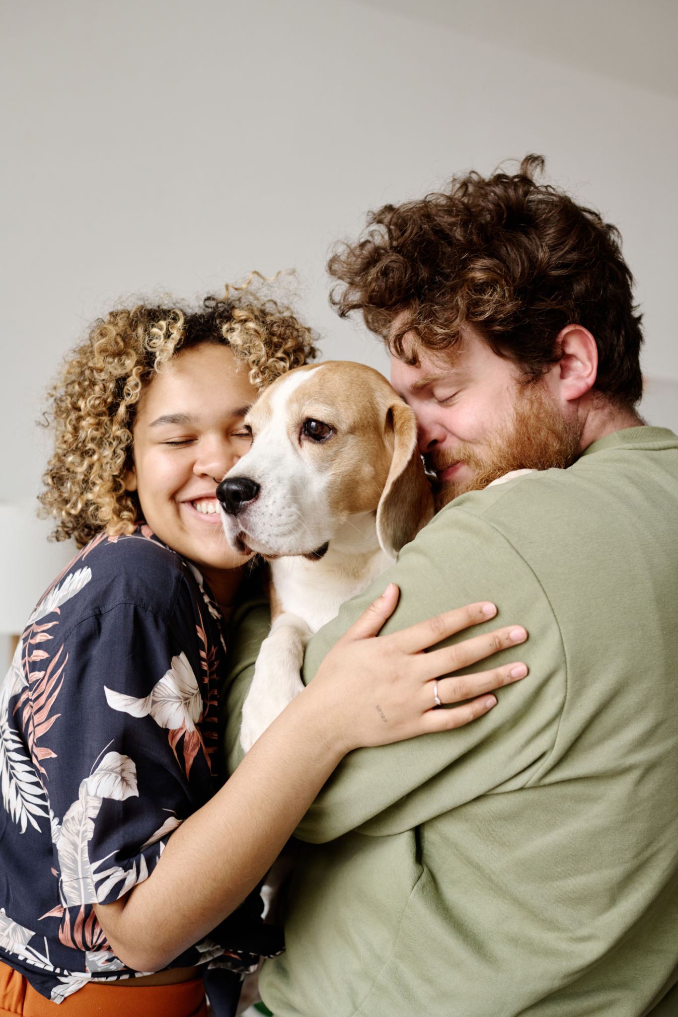 happy adopted pet