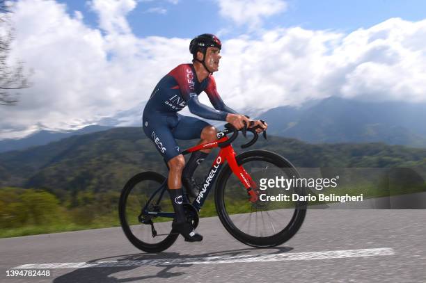 Andrey Amador Bikkazakova of Costa Rica and Team INEOS Grenadiers sprints during the 75th Tour De Romandie 2022 - Stage 5 a 15,84km Individual Time...