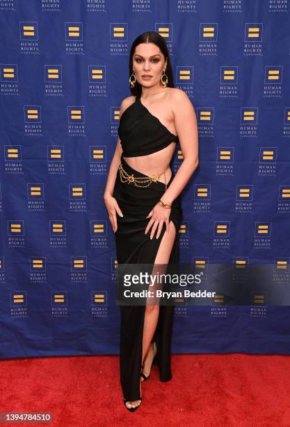 Jessie J attends the Human Rights Campaign 2022 Greater New York Dinner at Marriott Marquis Times Square on April 30, 2022 in New York City.