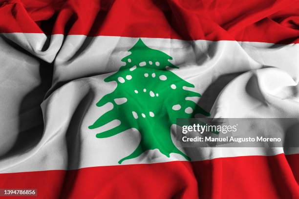 flag of lebanon - lebanon flag stock pictures, royalty-free photos & images