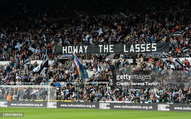 Newcastle Fans during the FA Women's National League Division One North between Newcastle United Women and Alnwick Town Ladies at St. James Park on...