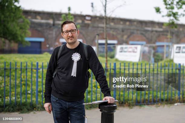 Independent candidate for Deptford ward in Lewisham Nik Baksi stands for a portrait on May 01, 2022 in London, England. “I think I started out...