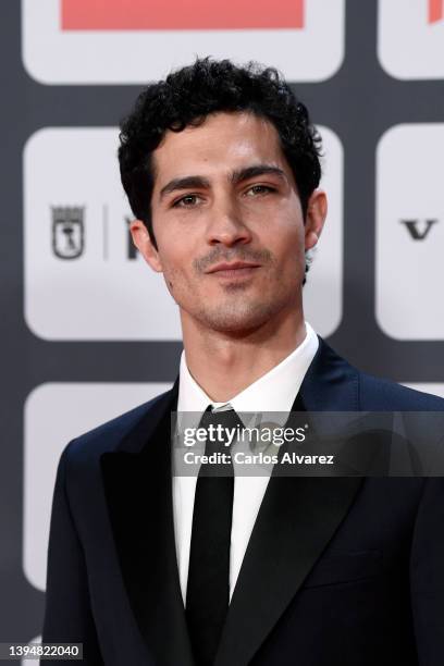 Chino Darin attends the red carpet of Platino Awards for Ibero-American Cinema 2022 at IFEMA Palacio Municipal on May 01, 2022 in Madrid, Spain.