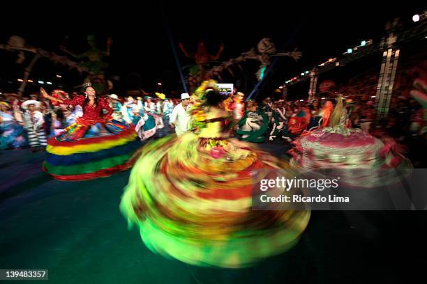 people at night for festival - festival brasil stock pictures, royalty-free photos & images