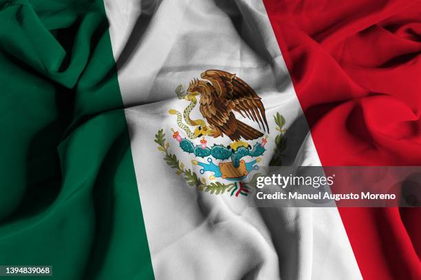 flag of mexico - estado de méxico fotografías e imágenes de stock