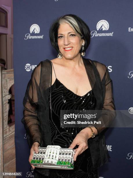 Tammy Haddad attends Paramount’s White House Correspondents’ Dinner after party at the Residence of the French Ambassador on April 30, 2022 in...