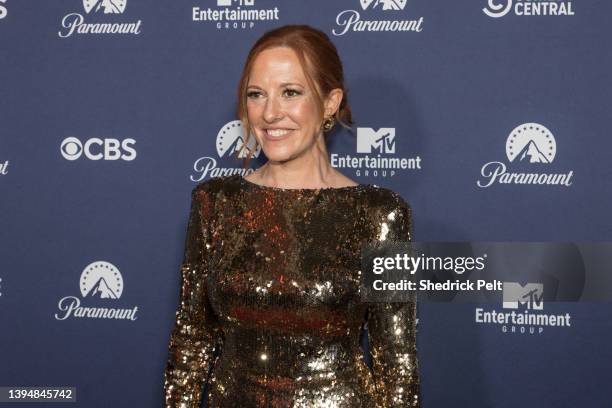 Jen Psaki attends Paramount’s White House Correspondents’ Dinner after party at the Residence of the French Ambassador on April 30, 2022 in...
