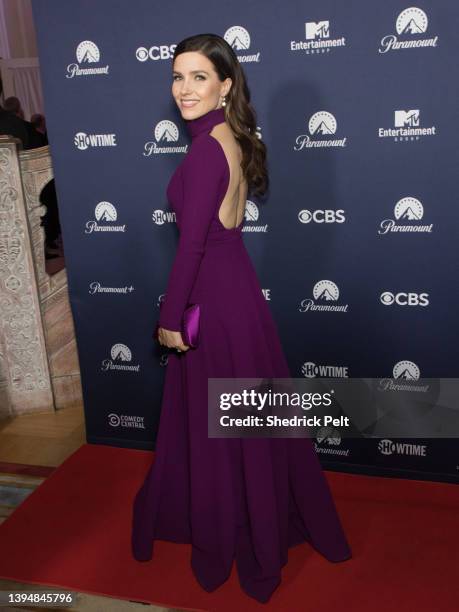 Sophia Bush attends Paramount’s White House Correspondents’ Dinner after party at the Residence of the French Ambassador on April 30, 2022 in...