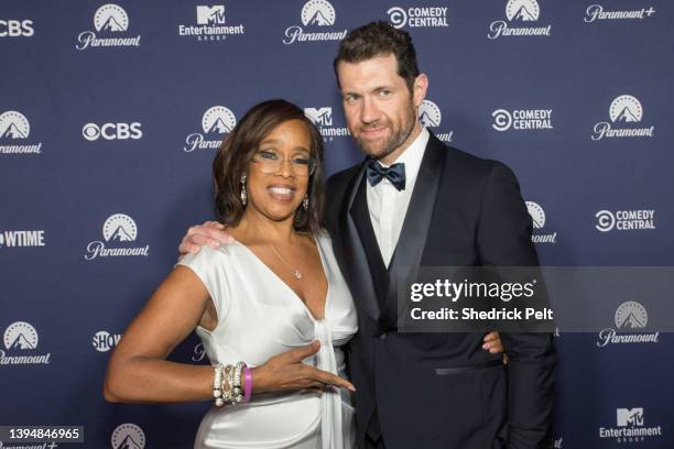 Gayle King and Billy Eichner attend Paramount’s White House Correspondents’ Dinner after party at the Residence of the French Ambassador on April 30,...